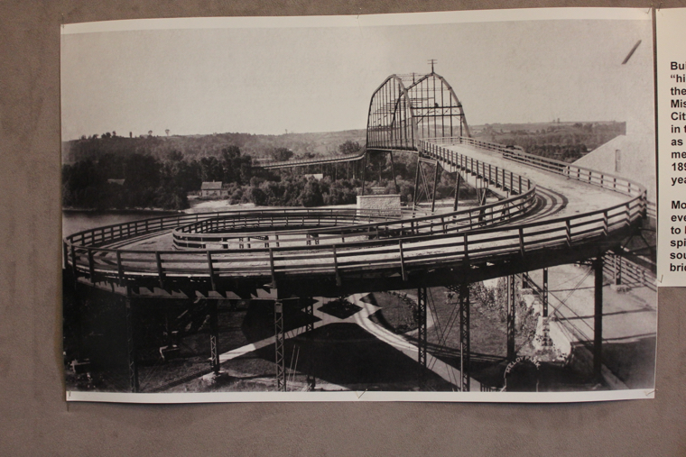Photograph of the Spiral Bridge in Hastings City Hall