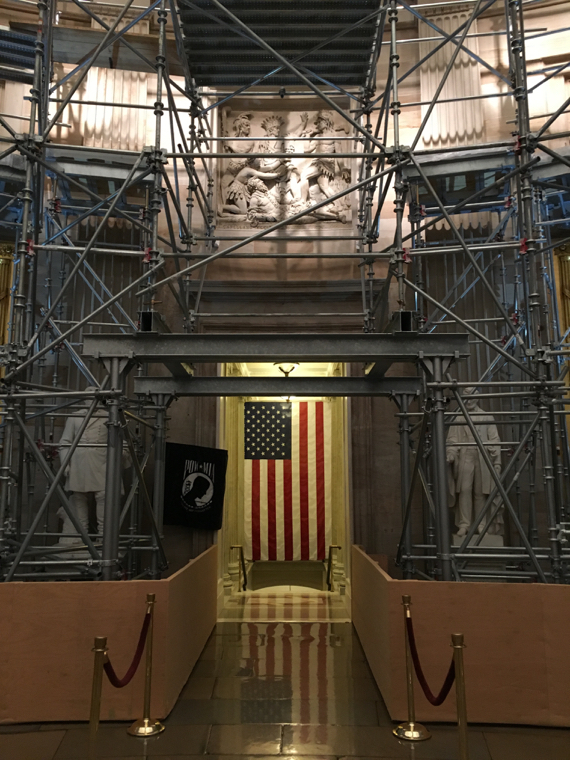 Interior Scaffolding at the US Capitol