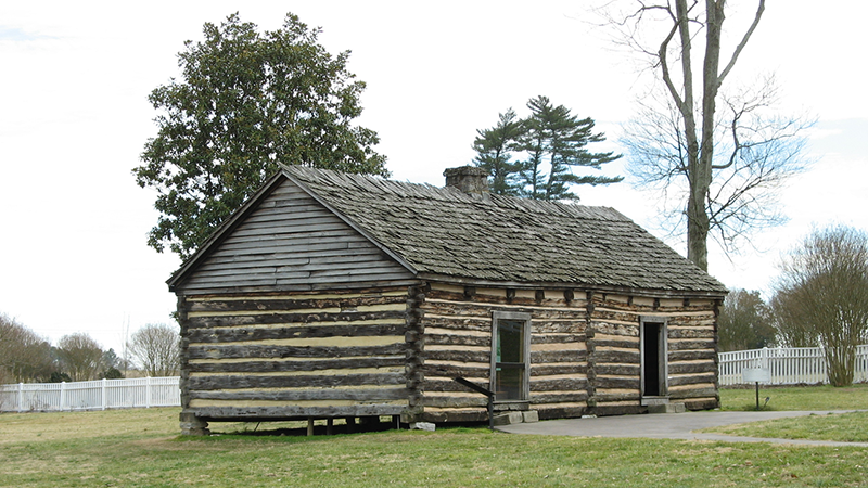 Slave cabin at the Hermitage